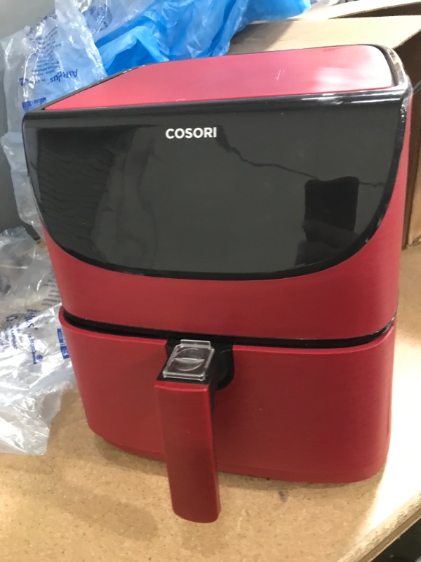 Photo 2 of USED**COSORI Air Fryer Max XL with 100 Recipes Electric Hot Oven Oilless Cooker LED Touch Screen , 5.8 QT, Red
