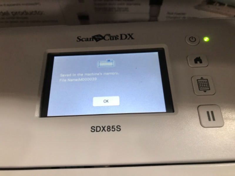 Photo 3 of Brother ScanNCut SDX85S Electronic DIY Cutting Machine with Scanner, Make Vinyl Wall Art, Appliques, Homemade Cards and More with 251 Included Patterns
