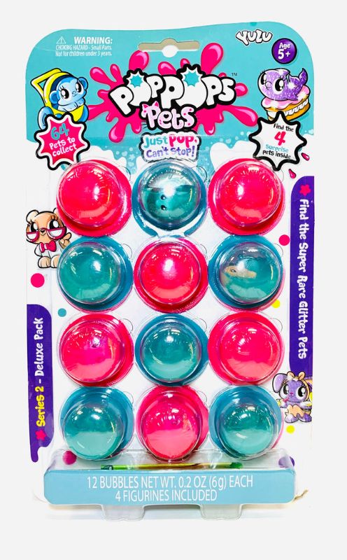 Photo 1 of Pop Pops Pets Slime Bubbles - 12 pieces
