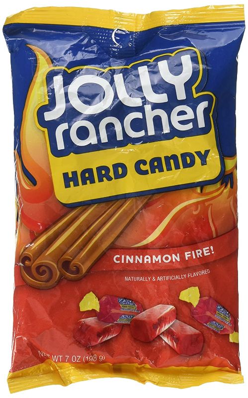 Photo 1 of **bb 05/23* Jolly Rancher Cinnamon Fire! Hard Candy, 7-ounce Peg Bag (Pack of 4)
