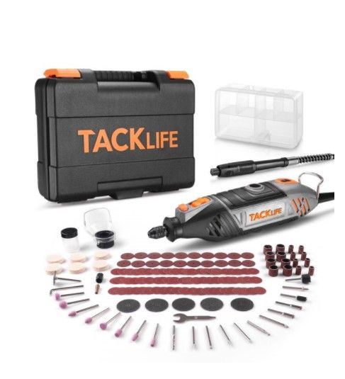 Photo 1 of **SAME MODEL DIFFERENT COLOR**- TACKLIFE Rotary Tool Kit, 135W Motor with Variable Speed, 150pcs Rotary Tool Accessories RTSL50AC- blue