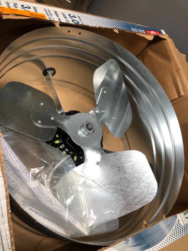Photo 1 of UNABLE TO TEST
1600 CFM Silver Electric Powered Gable Mount Gable Louver Vent