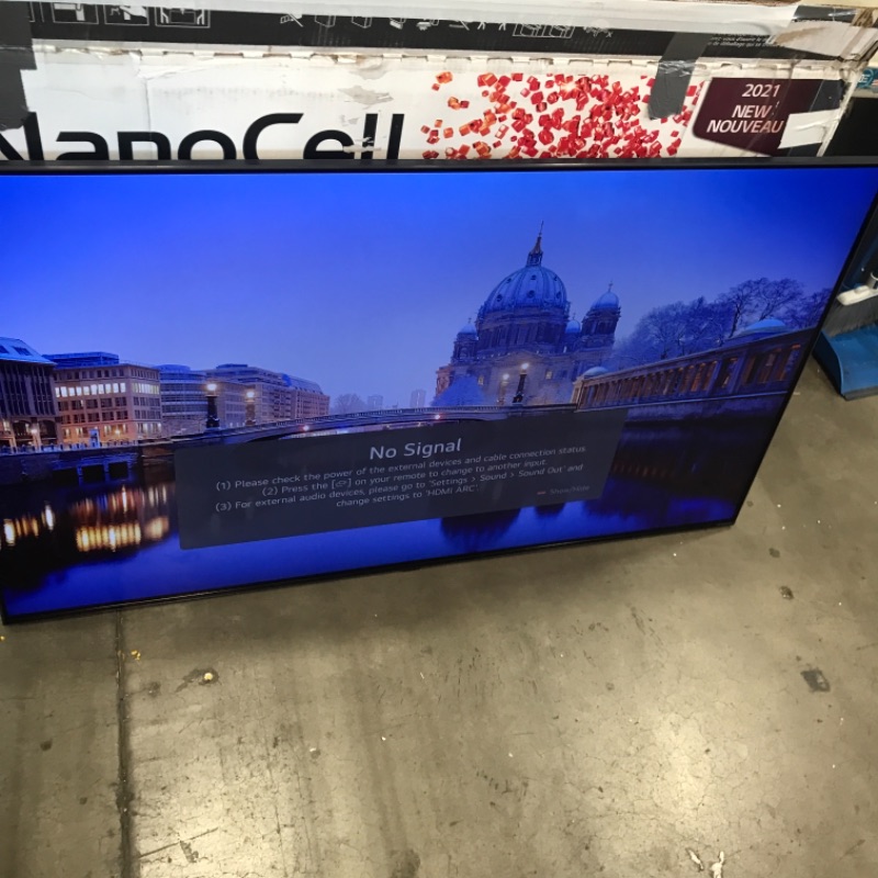 Photo 3 of 55" Class NanoCell 80 Series LED 4K UHD Smart webOS TV