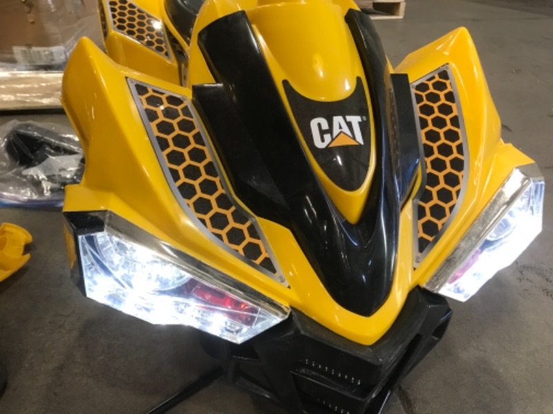 Photo 5 of *READ BELOW* Kid Trax CAT 6V Battery Powered ATV, Yellow
