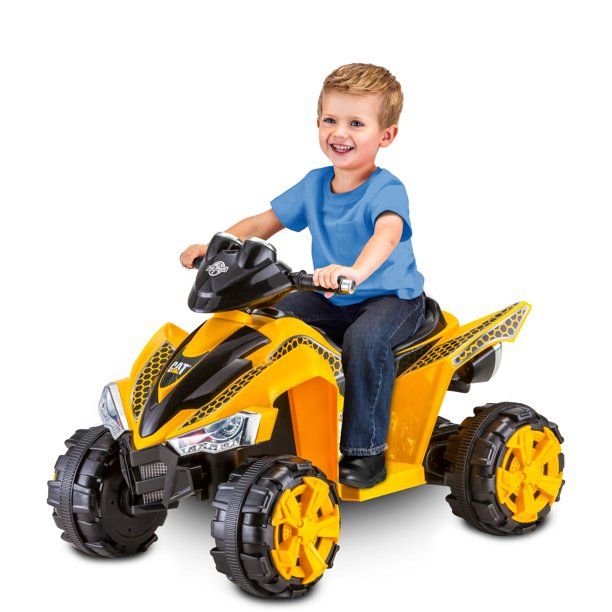 Photo 1 of *READ BELOW* Kid Trax CAT 6V Battery Powered ATV, Yellow
