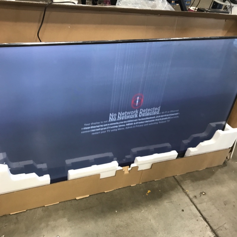 Photo 1 of **DAMAGED SCREEN**VIZIO 65-Inch V-Series 4K UHD LED HDR Smart TV with Apple AirPlay and Chromecast Built-in, Dolby Vision, HDR10+, HDMI 2.1, Auto Game Mode and Low Latency Gaming, V655-J09, 2021 Model **SOLD AS IS**