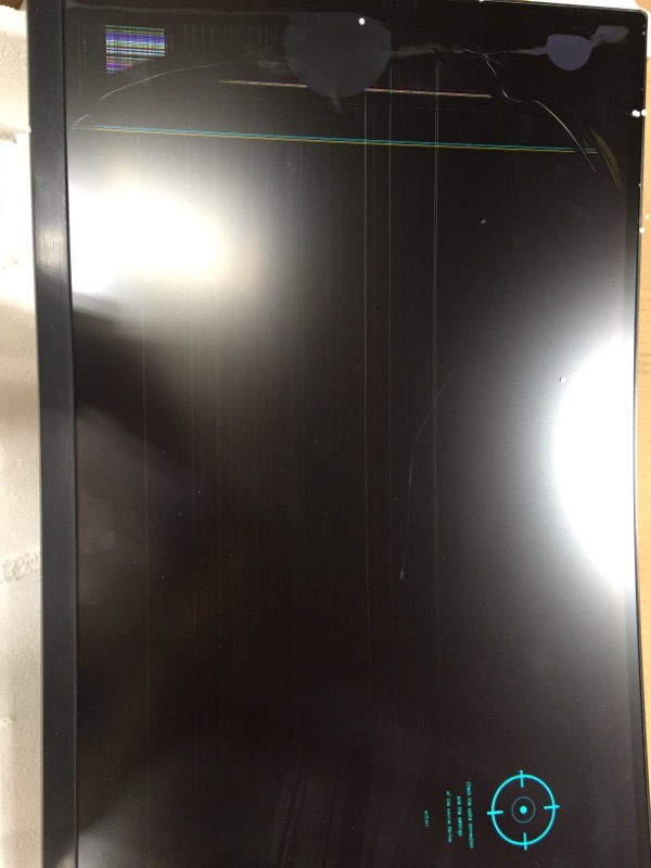 Photo 2 of **DAMAGED SCREEN ***SAMSUNG 49" Class Wide Screen QLED Gaming Quantum Dot (5120x1440) Monitor - LC49RG90SSNX/ZA**READ BELOW** 
