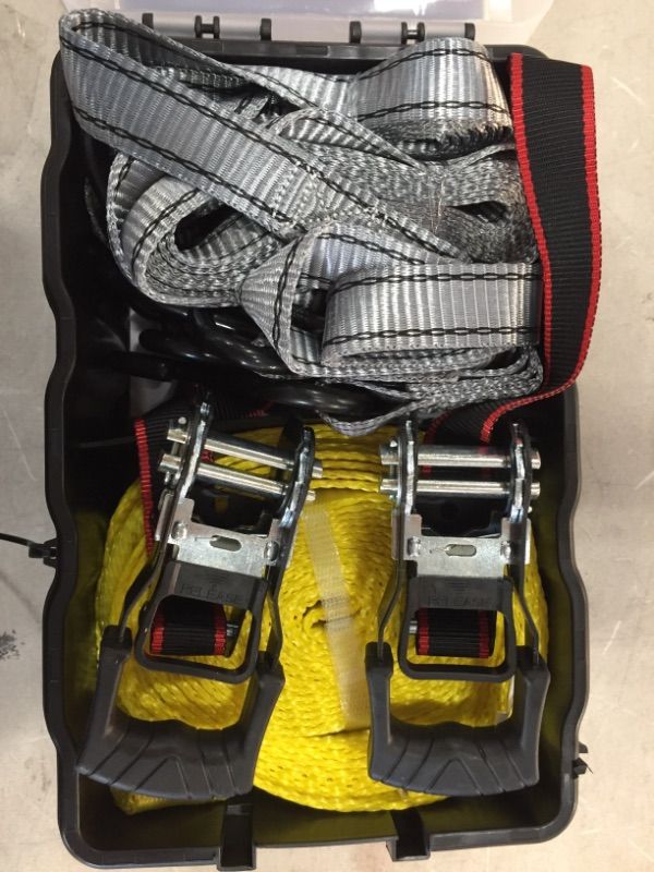 Photo 2 of **SET OF 2 **Husky Cargo Management System (5-Pieces), Red/ Black/gray and Yellow
