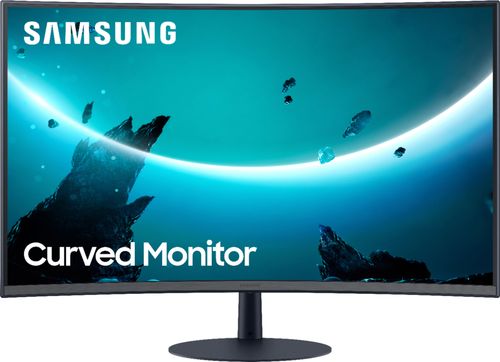 Photo 1 of SAMSUNG 32" Class Curved C32T550FDN 1000R (1,920 X 1,080) Monitor - LC32T550FDNXZA
