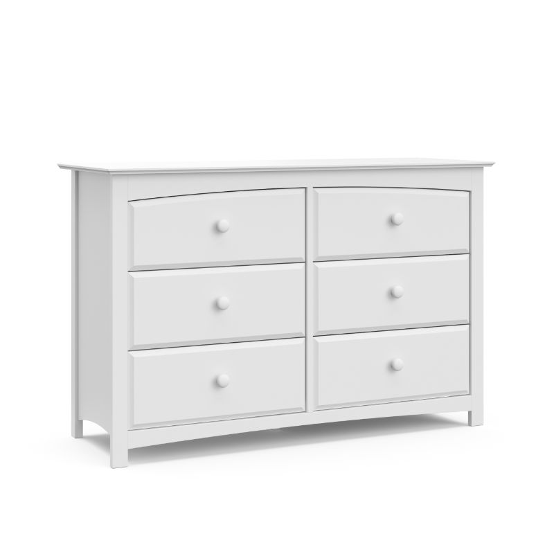 Photo 1 of **DAMAGED***READ BELOW** Storkcraft Kenton 6-Drawer White Dresser
