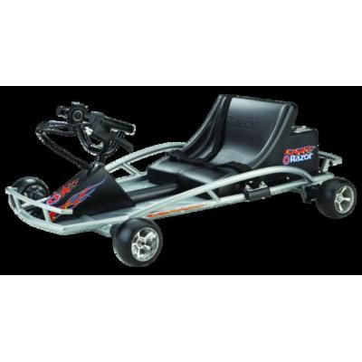 Photo 1 of ***DOESNT POWER ON**Razor Sports Equipment Ground Force Electric Go Kart Silver/Black