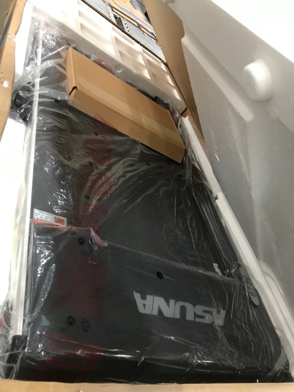 Photo 1 of Sunny Health & Fitness ASUNA Premium Slim Folding Treadmill Running Machine with Speakers for Home Gyms
