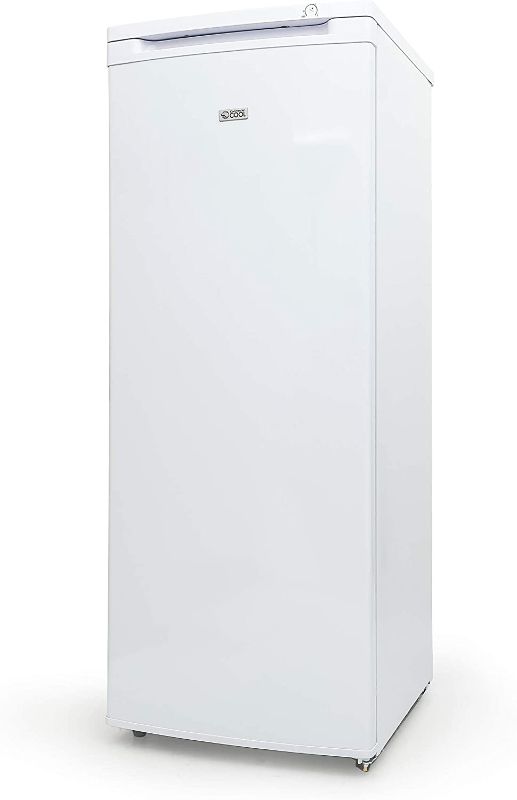 Photo 1 of ***PARTS ONLY*** Commercial Cool Upright Freezer, Stand Up Freezer 6 Cu Ft with Reversible Door, White
