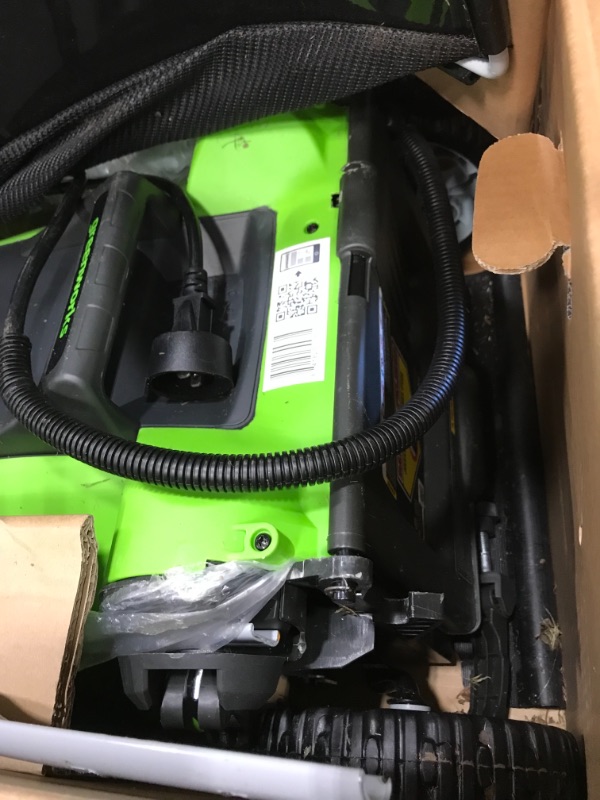 Photo 3 of ***PARTS ONLY*** Greenworks 16" 2-in-1 Corded Walk-Behind Mower