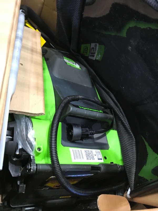 Photo 6 of ***PARTS ONLY*** Greenworks 16" 2-in-1 Corded Walk-Behind Mower