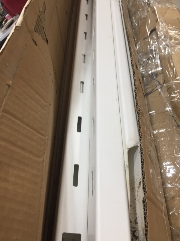 Photo 2 of ***USED*** 
Zippity Outdoor Products Baskenridge No Dig 2 Pack 3-ft H x 3.5-ft W White Vinyl Flat Fence Panel | ZP19037