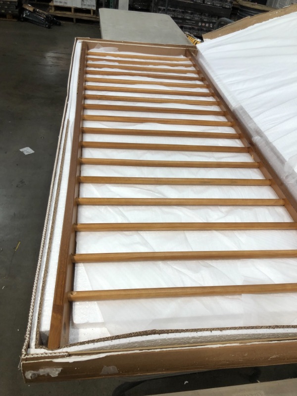 Photo 4 of **Headboard Only**Walker Edison Furniture Company
Spindle Back Solid Wood King Bed in Caramel 
