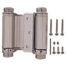 Photo 1 of 2 Everbilt
3 in. Square Satin Nickel Double-Action Spring Door Hinge