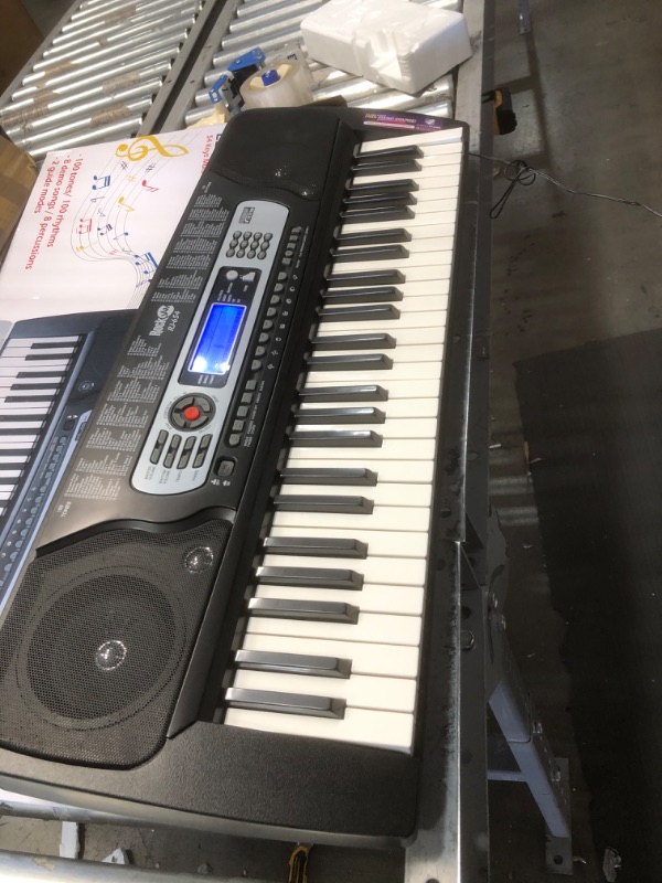 Photo 3 of RockJam 54-Key Portable Electronic Keyboard with Interactive LCD Screen & Includes Piano Maestro Teaching App with 30 Songs
