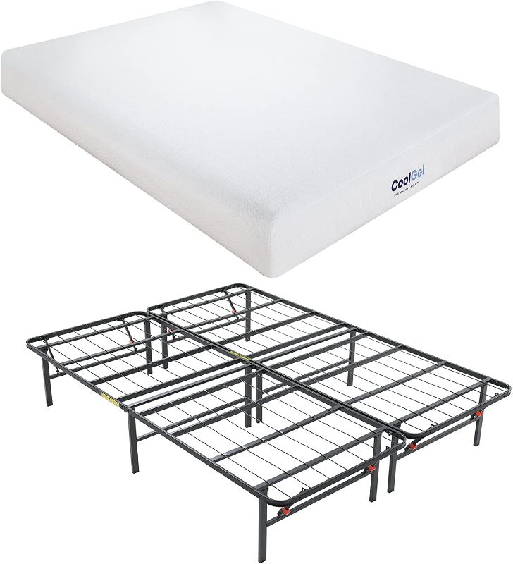 Photo 1 of **MATTRESS ONLY**
Classic Brands Cool Gel Memory Foam 6-Inch Mattress with Hercules Heavy-Duty 14-Inch P Full
