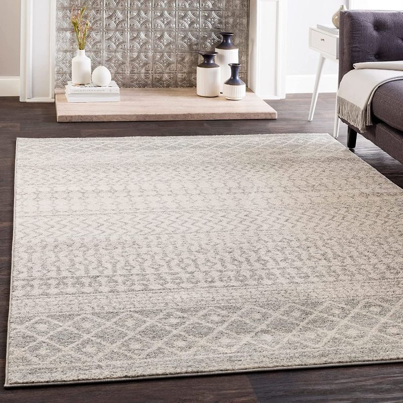 Photo 1 of 
Chester Boho Moroccan Area Rug
Item Shape:Rectangular
Color:Grey
Size:6 ft 7 in x 9 ft