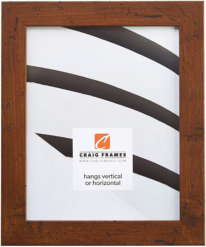 Photo 1 of **FRAME IS BROKEN IN THE CENTER**
Craig Frames FM26DKW 24 by 36-Inch Picture Frame, Smooth Wrap Finish, 1.26-Inch Wide, Dark Brown
