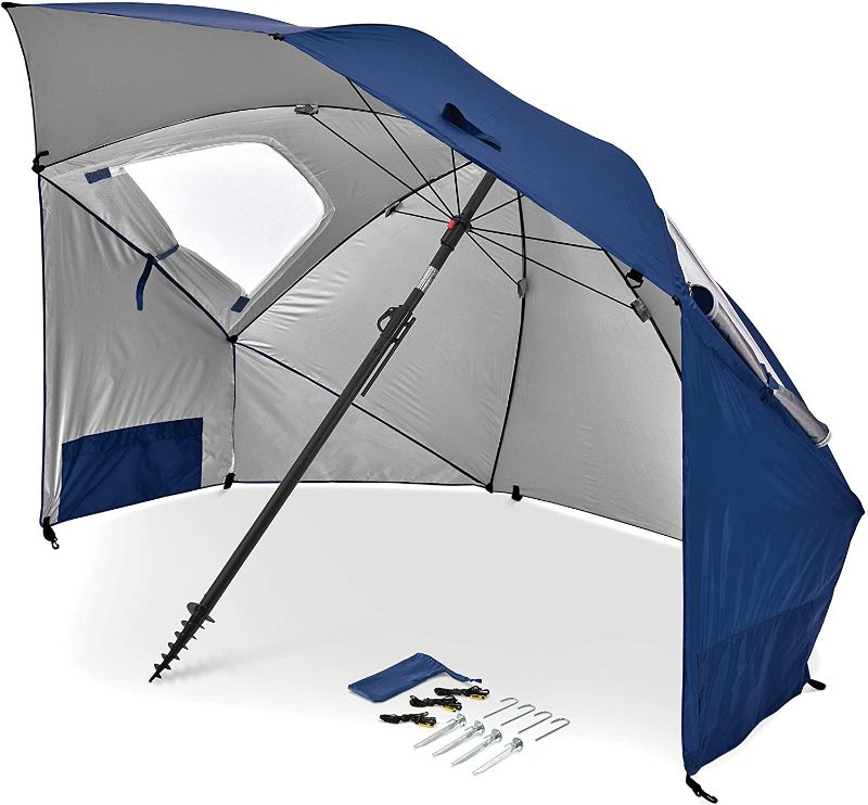 Photo 1 of Sport-Brella Premiere UPF 50+ Umbrella Shelter for Sun and Rain Protection (8-Foot)
