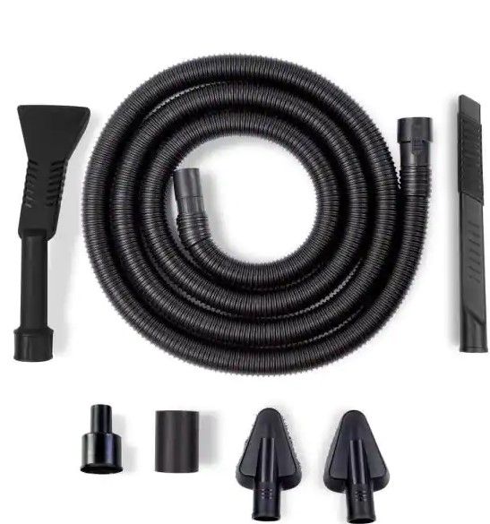 Photo 1 of 1-1/4 in. Car Cleaning Accessory Kit with 14 ft. Hose for Wet/Dry Shop Vacuums
