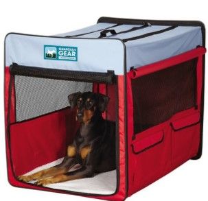 Photo 1 of **CUTS ALONG THE EDGES**
Guardian Gear Single Door Collapsible Soft-Sided Dog Crate
