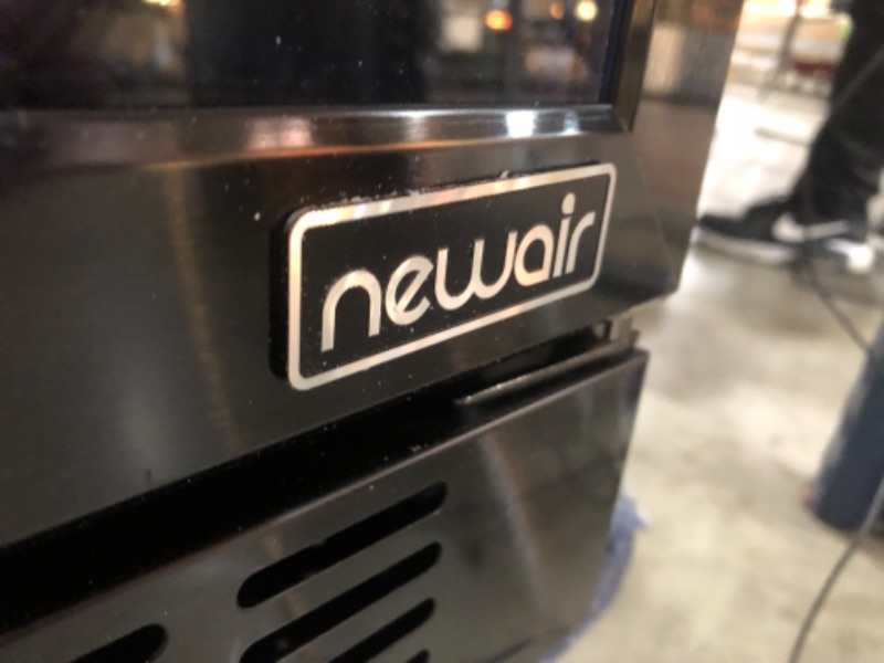 Photo 10 of USED//MISSING PARTS: NewAir 24" Beverage Refrigerator Cooler - 177 Can Capacity - Black Stainless Steal With Built In Cooler and Glass Door | Cool your Soda, Beer, and Beverages to 37F NBC177BS00
