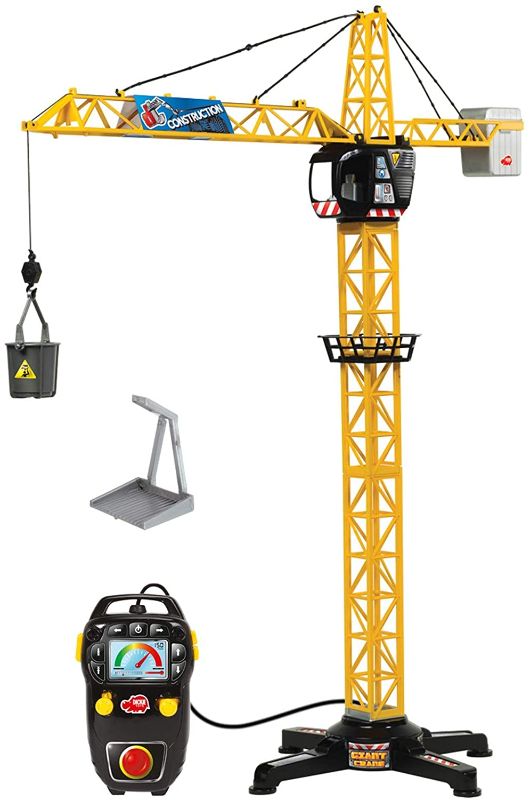 Photo 1 of Dickie Toys 40" Giant Crane Playset , Yellow 11.02 x 9.06 x 7.09 inches

