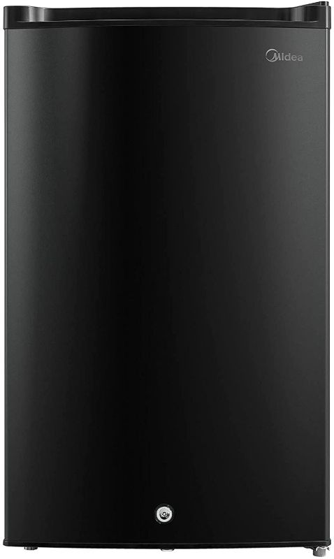 Photo 1 of Midea MRU03M2ABB Upright Freezer Large Black, 3.0 Cubic Feet 19.3” W x 21.37” D x 33.9” H
