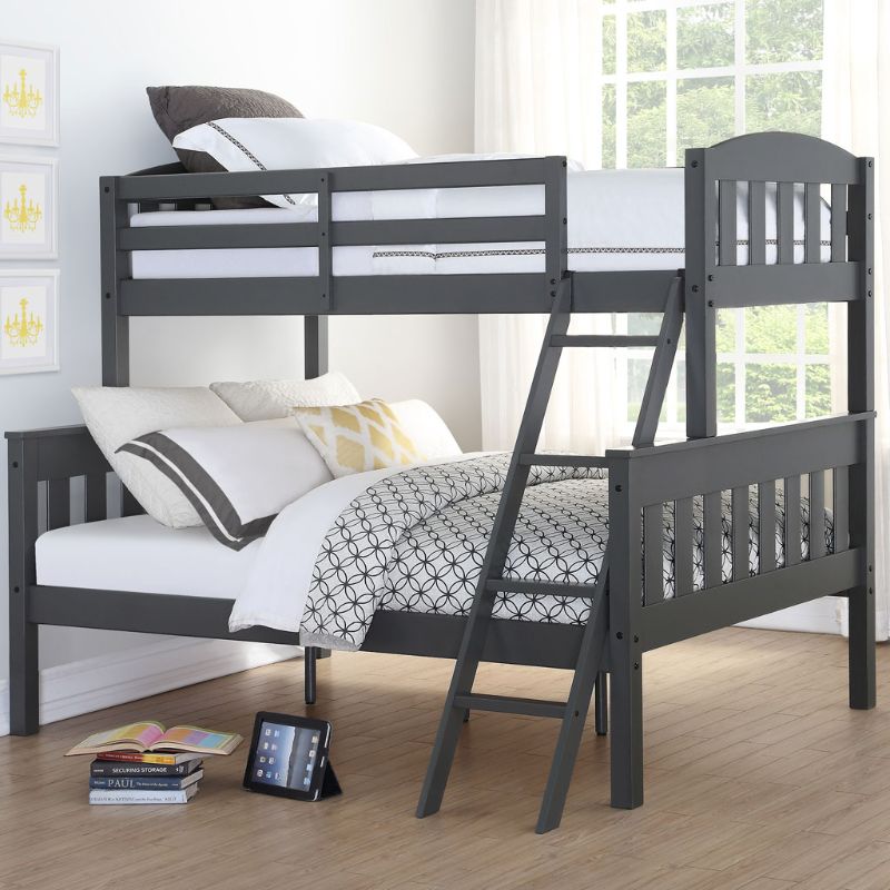 Photo 1 of ***PARTS ONLY*** Dorel Living Airlie Twin Over Full Bunk Bed, Espresso
