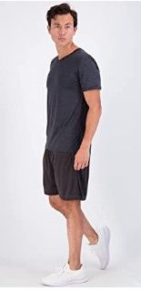 Photo 1 of 5 Pack: Men’s V-Neck Dry-Fit Moisture Wicking Active Athletic Tech Performance T-Shirt, Black SIZE- XXL 
