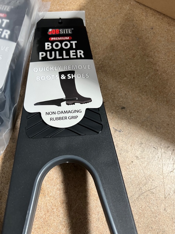 Photo 1 of 2PCKS OF JobSite Premium Boot Puller - Rubber Grip Inlay - Shoe & Boot Remover
