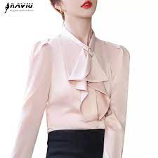 Photo 1 of ***STOCK PHOTO FOR REFERENCE ONLY***
Women Wear to Work Blouse PINK SIZE LARGE 
