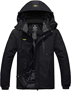 Photo 1 of 3XL  Men's Mountain Waterproof Ski Jacket Windproof Rain Jacket Winter Warm Hooded Coat