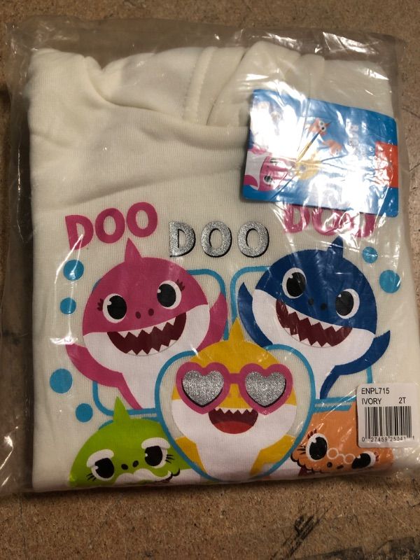 Photo 2 of 2 T Nickelodeon Girl's 2-Piece Baby Shark Pullover Hoodie and Legging Set
