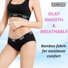 Photo 1 of Bambody Absorbent Hipster: Sporty Period Panties | Protective Active Wear Underwear MEDIUM 