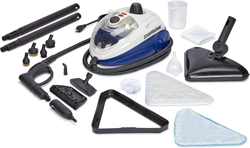 Photo 1 of **MISSING COMPONENTS**
Wagner Spraytech C900134.M HomeRight SteamMachine Elite Multi-Purpose Mop with 20 Accessories for Chemical-Free Steam Cleaning, Hardwood Floors, Tile, and More
