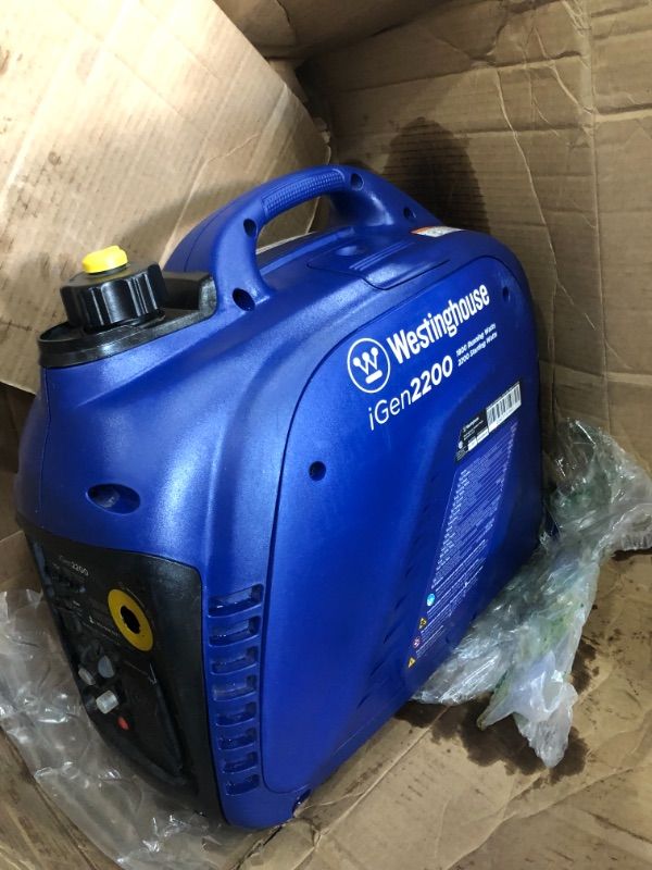Photo 2 of ***PARTS ONLY*** Westinghouse Outdoor Power Equipment iGen2200 Super Quiet Portable Inverter Generator 1800 Rated & 2200 Peak Watts, Gas Powered, CARB Compliant
