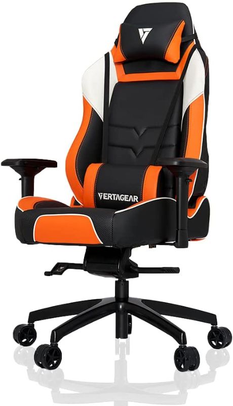 Photo 1 of VERTAGEAR Gaming Chair Big and Tall XL, P-Line PL6000 BIFMA Cert Extra Large, Black/Orange
