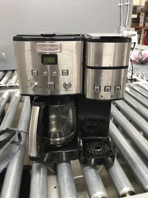 Photo 2 of ***PARTS ONLY*** Cuisinart SS-15P1 Coffee Center 12-Cup Coffeemaker and Single-Serve Brewer, Silver
