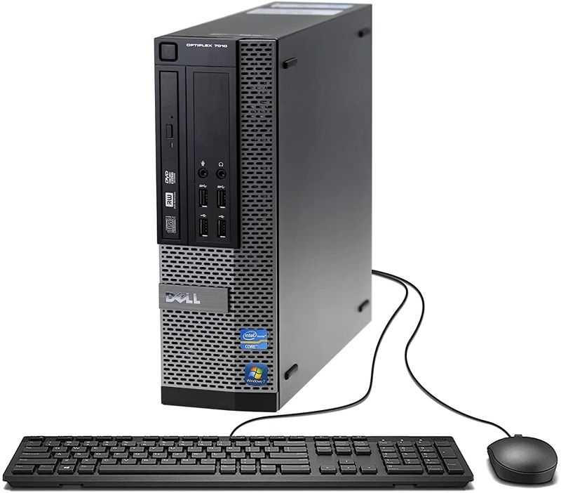 Photo 1 of DELL Optiplex 7010 Business Desktop Computer (Intel Quad Core i5-3470 3.2GHz, 16GB RAM, 2TB HDD, USB 3.0, DVDRW, Windows 10 Professional