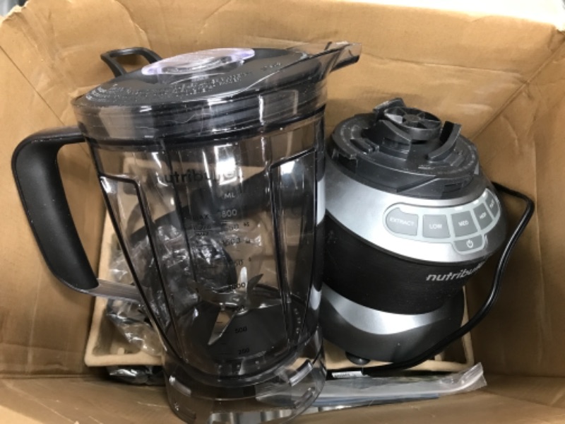 Photo 2 of NutriBullet ZNBF30500Z Blender Combo 1200 Watt, 1200W, Dark Gray
