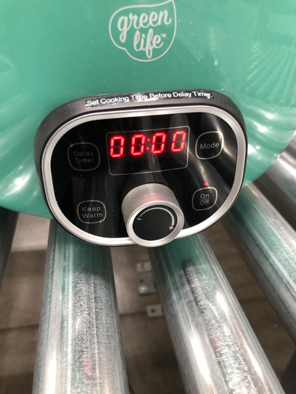 Photo 1 of *USED*
GreenLife Cook Duo Healthy Ceramic Nonstick 6QT Slow Cooker, PFAS-Free, Digital Timer, Dishwasher Safe Parts, Turquoise
