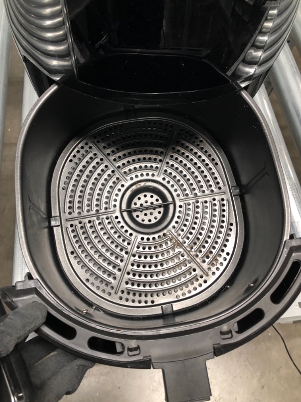 Photo 1 of *USED
*SEE last picture for damage*
*MISSING manual/ recipe book*
GoWISE USA 8-in-1 Digital Air Fryer with Recipe Book, 7.0-Qt, Black
