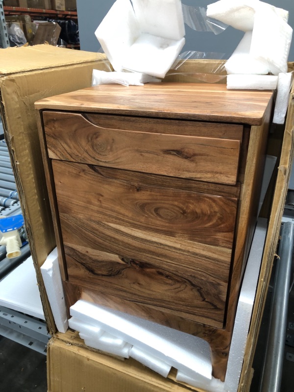 Photo 1 of *USED*
*door needs to be attached*
GDF Studio Letitia Modern Acacia Wood Side Table, Natural
