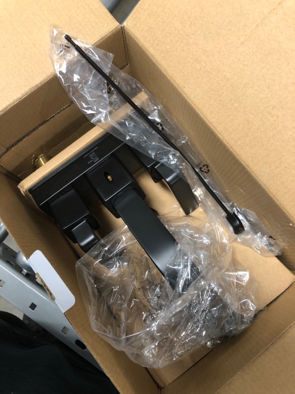 Photo 1 of *SEE last picture for damage*
Farrington 4 in. Centerset 2-Handle Hi-Arc Bathroom Faucet in Matte Black
