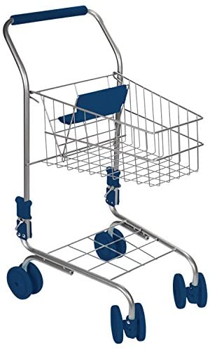 Photo 1 of *USED*
*MISSING manual and hardware* 
Toysmith Kids' Miniature Shopping Cart , Blue, 12.5 x 8.5 x 24 inches

